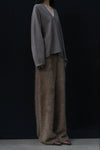 SWAYING 24 Autumn and Winter One-piece wool cardigan SW-SW24AW1T34-QZ Light brown SW-SW24AW1T32